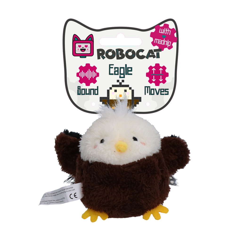 Robocat Interactive Cat Toy – Rechargeable & Moving