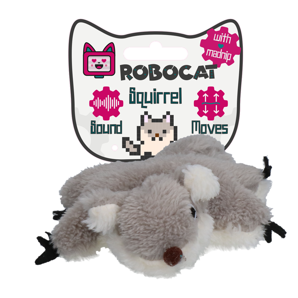 Robocat Interactive Cat Toy – Rechargeable & Moving
